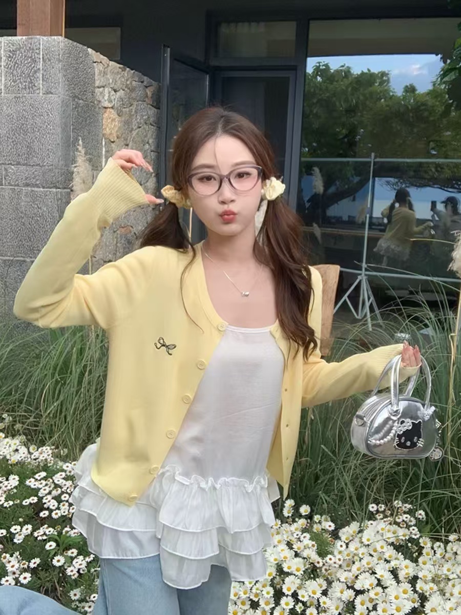 Sweater Cardigan Knit Jacket Women Wear Super Nice Unique Beautiful Top hot-sale products