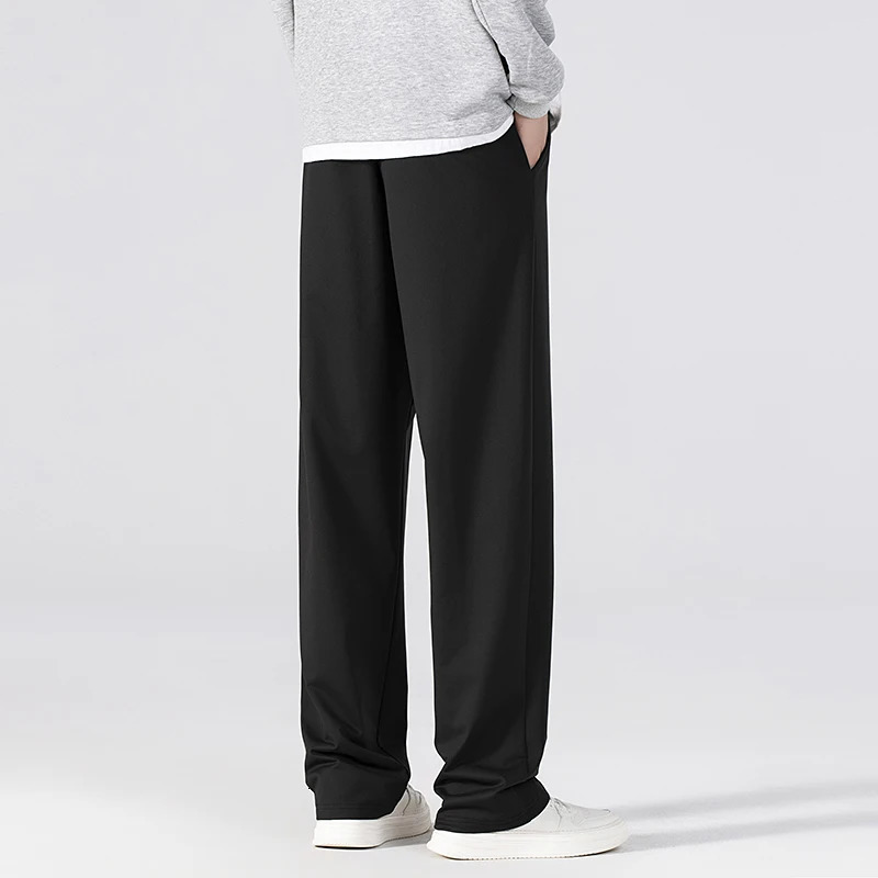 CHRLCK Mens Staight Sweatpants Sport Pants Men Running Pants Spring Autumn Loose Casual Sweat Pants Running Jogging Trousers250704