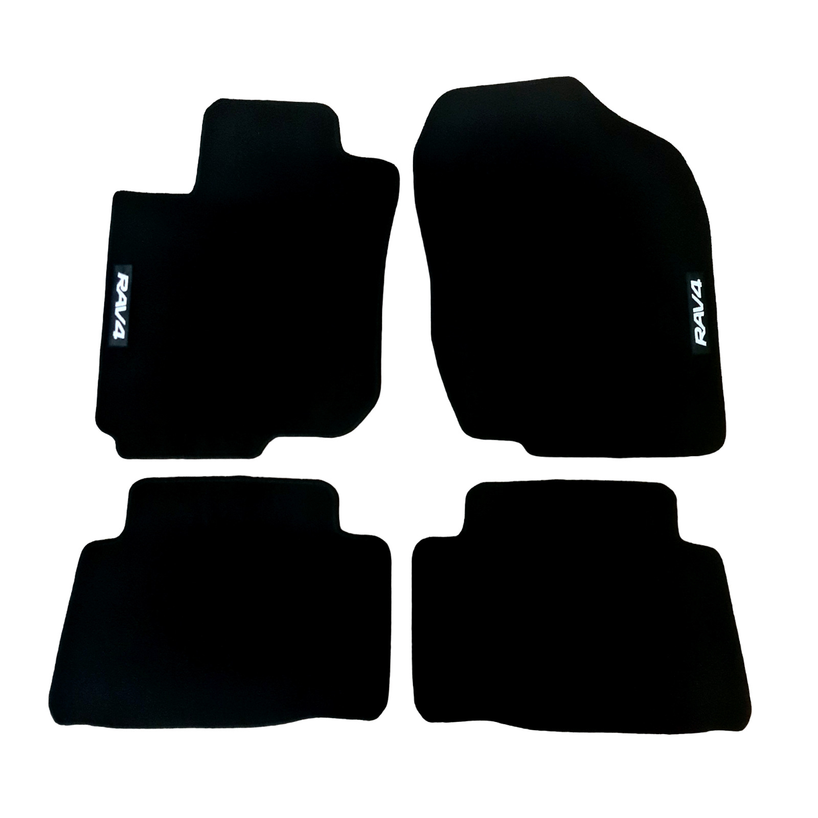 Car Floor Mats For Toyota RAV 4 Velour Waterproof Black Rugs Carpet Auto Liners