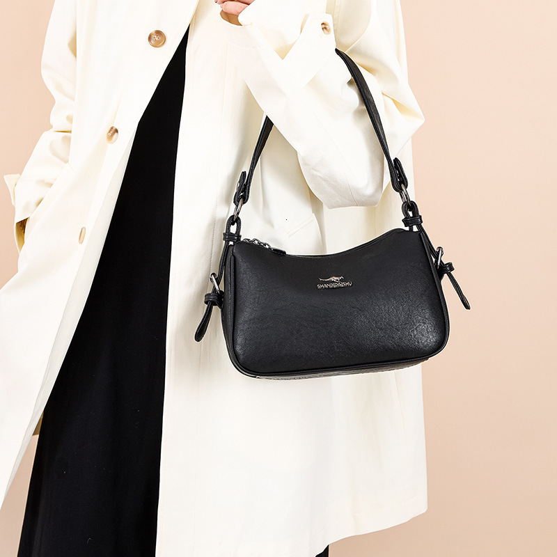 Free Shipping Kangaroo Women's Bag 2025 Designer New Mom Bag Large Capacity Multi Functional Middle Aged And Elderly Crossbody Bag Manufacturer D