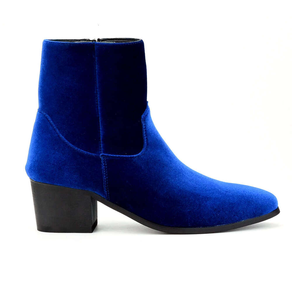Free shipping Men's high-heeled boots fashion