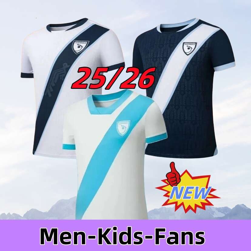 25 26 Guatemala National Team Mens Soccer Jerseys 2025 PINTO AGUILAR GALINDO CASTELLANOS R.RUBIN CARDOZA Home Away 3rd RUBIN Football Shirt men kids kits