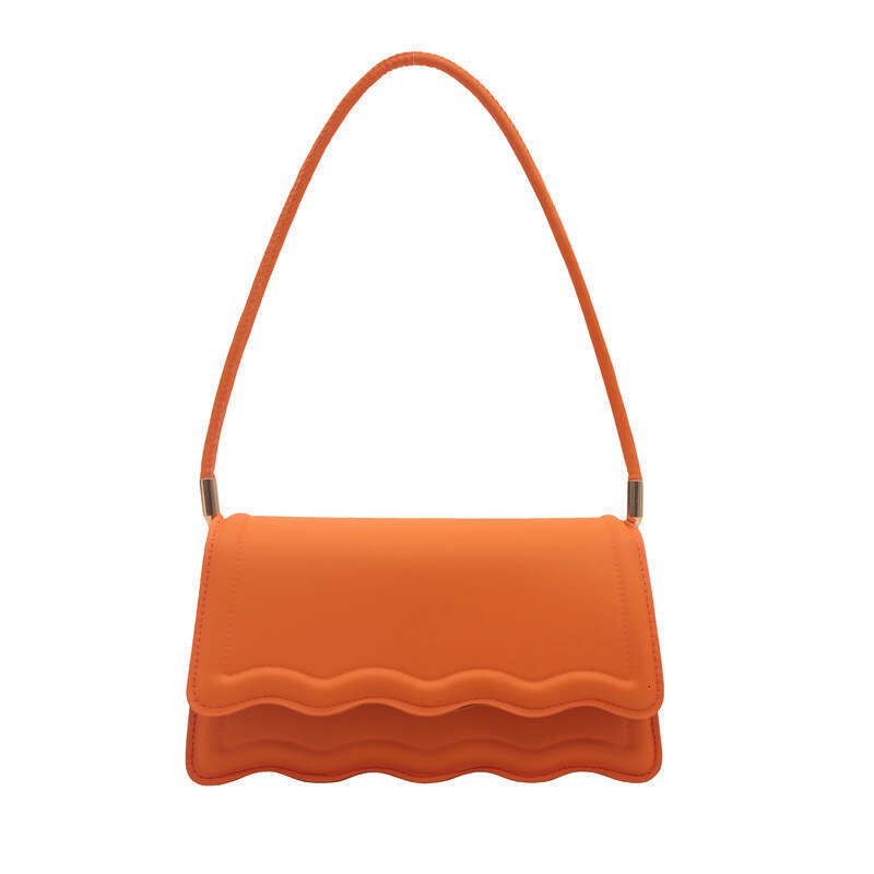 2025 Spring Autumn New Trendy Solid Color PU Shoulder for Women, Stylish and Elegant Lace Underarm Bag