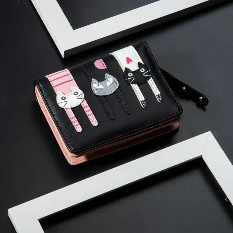 PU Leather Carto Wen Wallet Wen Short Wallet Brand Desig Coin Purse Fem Card Holder Cute Girl Wallet Y250707