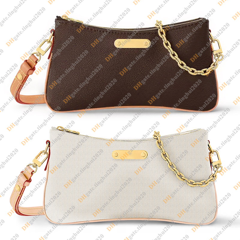 Ladies Fashion Casual Designe Luxury Pochette Bag Chain Bag Clutch Bag Wallet Crossbody Shoulder Bag Totes Handbag TOP Mirror Quality M83008 N00228 Pouch Purse