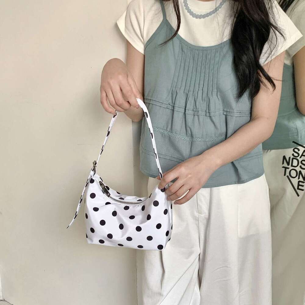 Women's handbag 2025 polka dot underarm bag women's niche design high-end and versatile shoulder bag