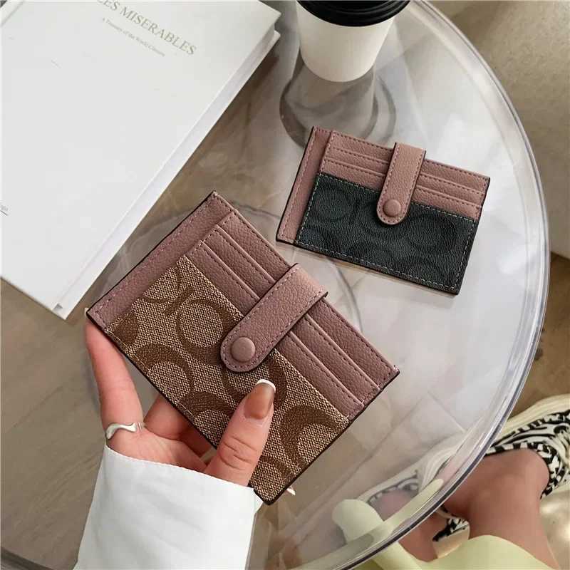 Wen Short Small Wallets Fold Card Holder ID Bag Coin Purse Ladies Wallets Anti-degaussing drivers lnse card holder Y250707