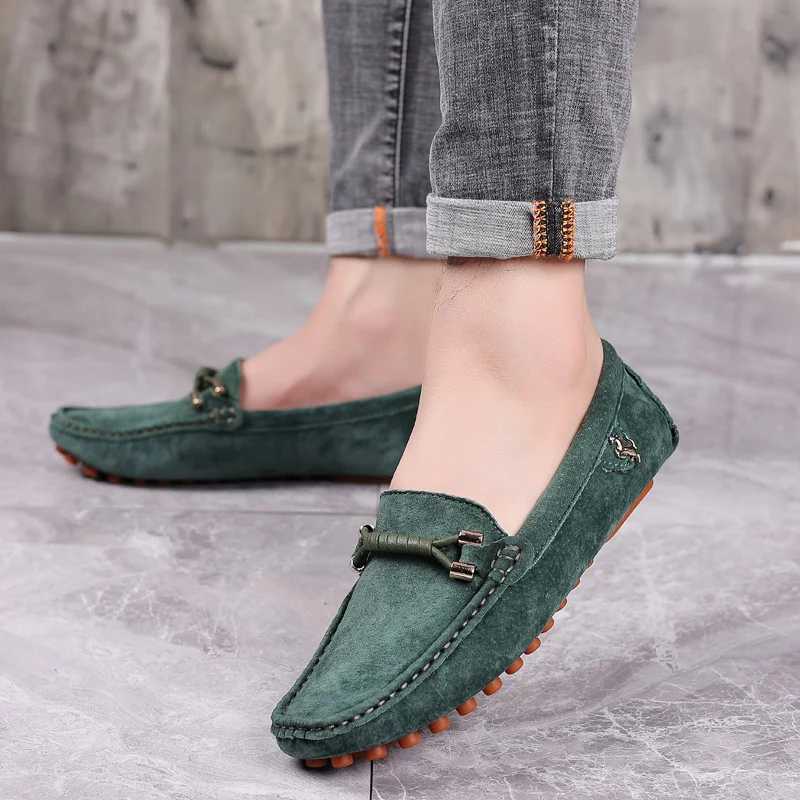 YRZL Men Fion Loafers Soft Cfortable Anti Slip Casual Shoes High Quality Outdoor Leisure Flats for Men Classic Shoes Y250707