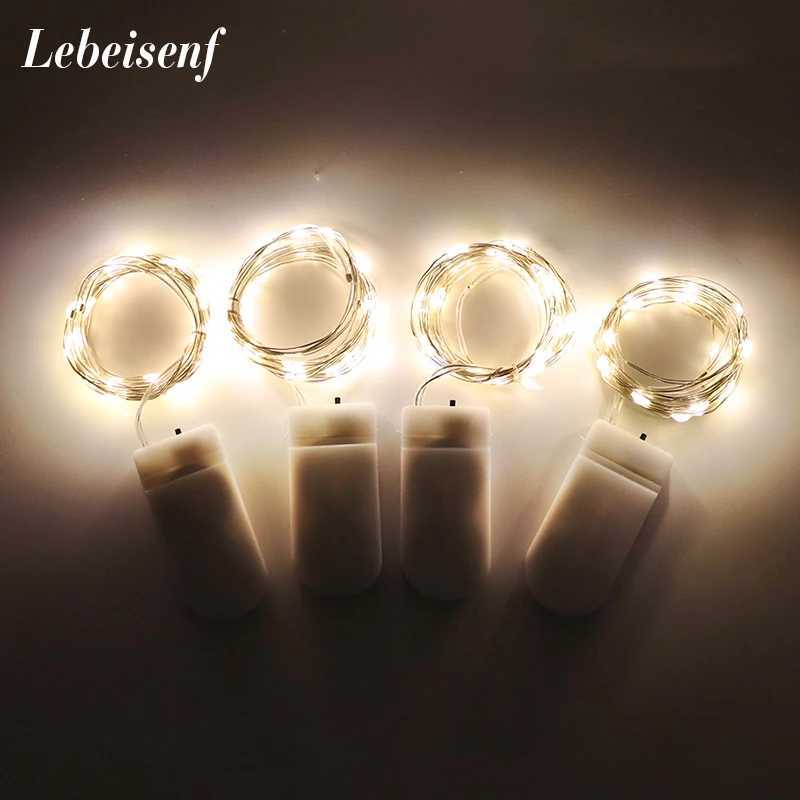 Waterproof Fairy Light CR2032 Battery Powered LED Mini Christmas Light Copper Wire String Light For Wedding Xmas Garland Party W250701