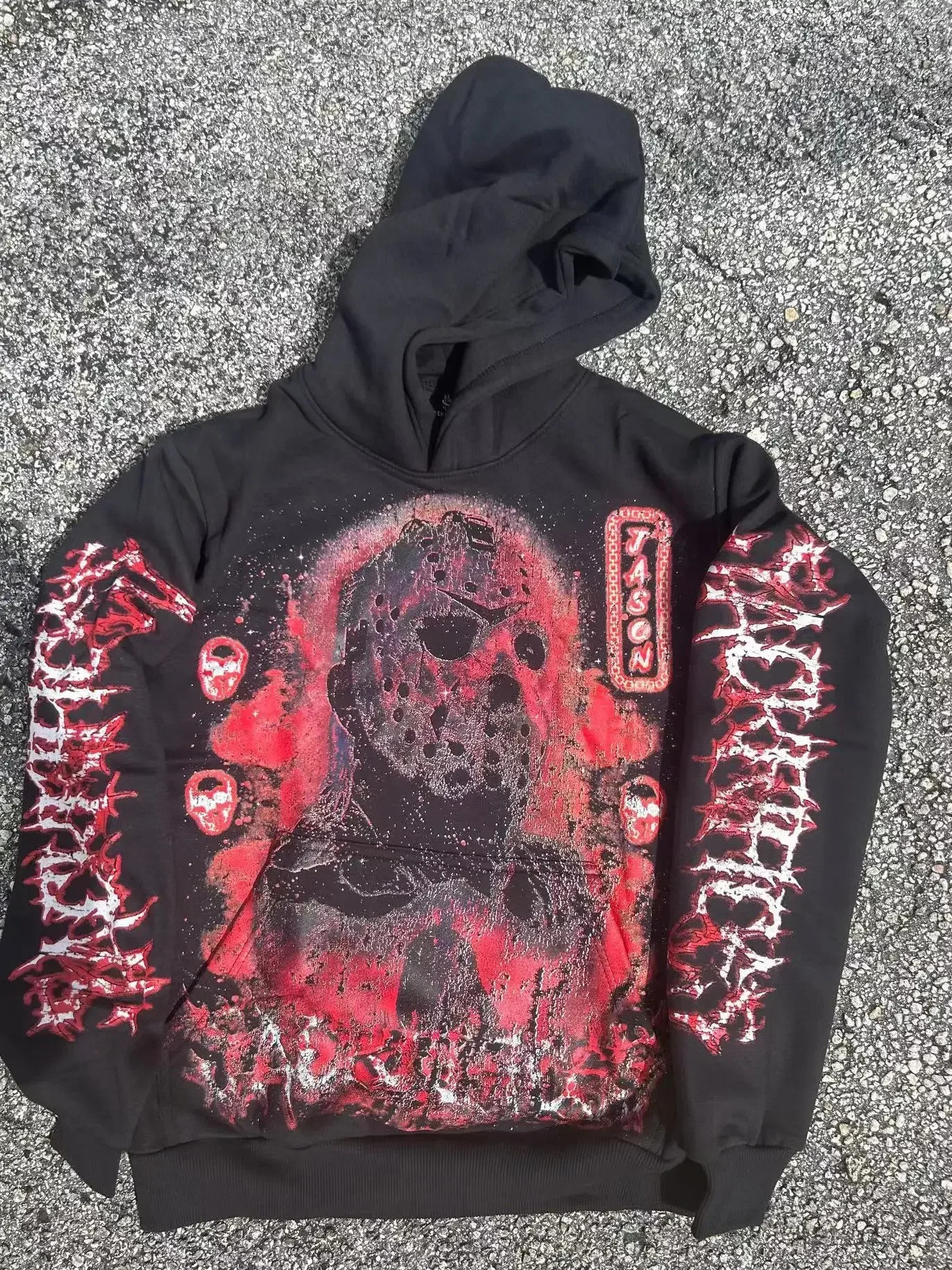 Y2k Cotton Hoodie Gothic Skull Printed Sweatshirt Selling Personality Fashion Punk Hip Hop Casual Hoodie Men Streetwear 250707