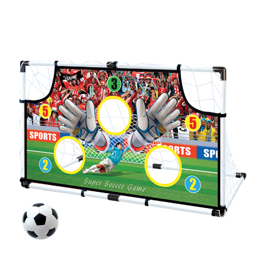 Portable Folding Soccer Door Toy for Children - Interactive Outdoor Game