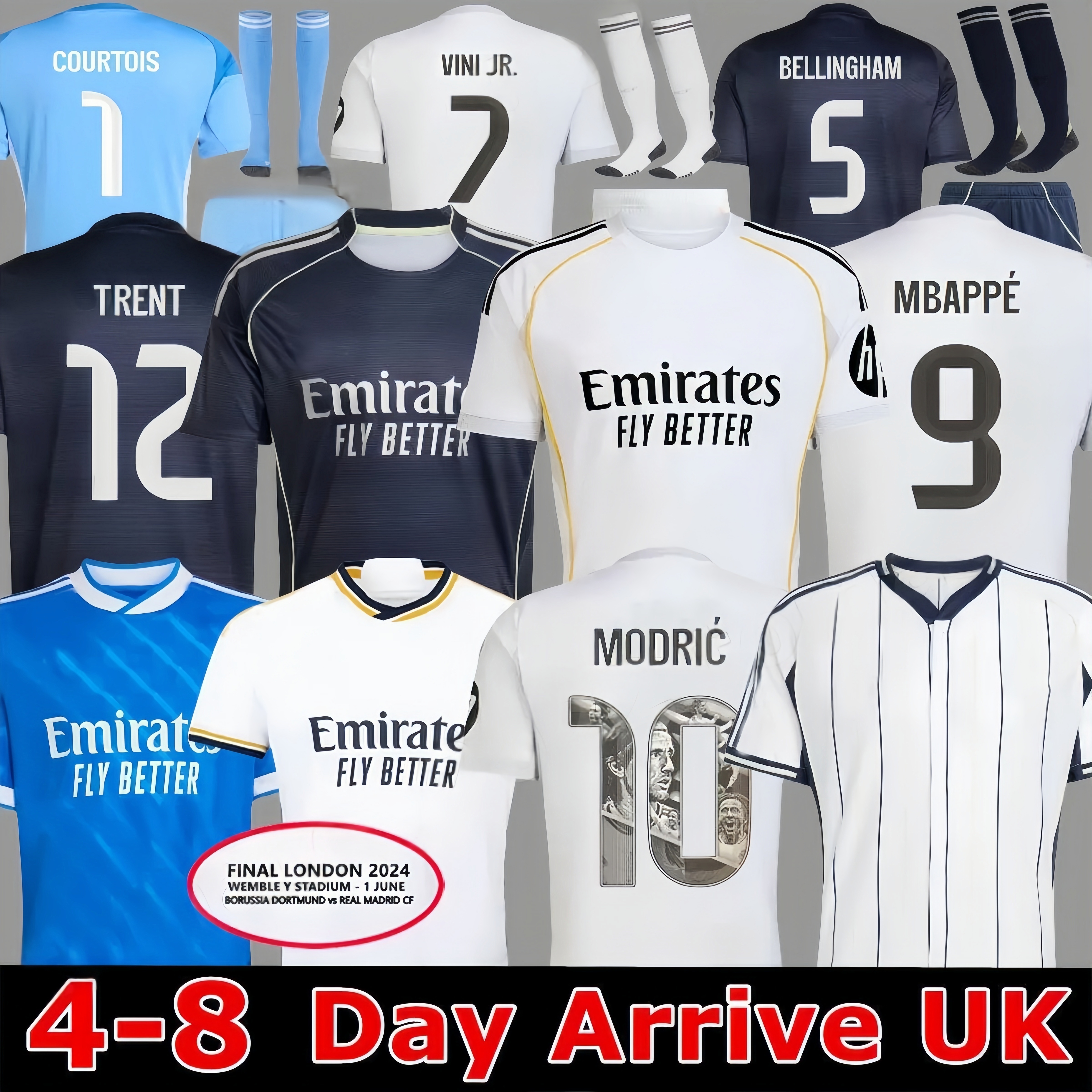 2025 RealS madrides Soccer Jersey MBAPPE BELLINGHAM VINI JR RUDIGER MODRIC 25 26 RODRYGO CAMAVINGA men kid kit football shirt camiseta futbol Maillot Goalkeeper
