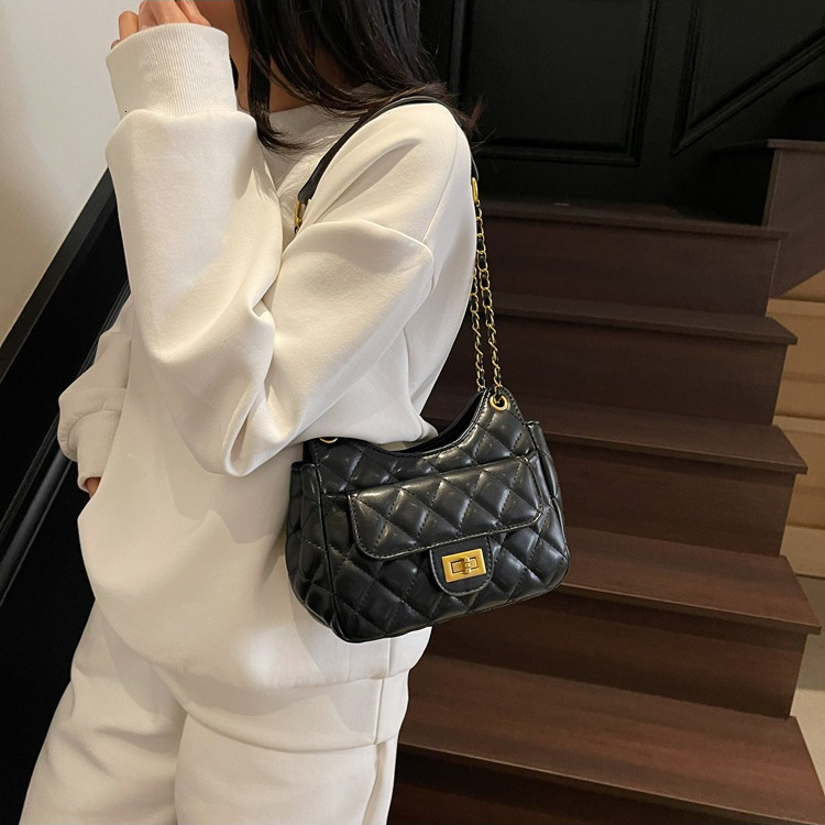 Free Shipping Designer Chanel Style Quilted Chain Bag For Women 2025 Spring Summer New Trendy Versatile High-end Shoulder Crossbody Bag Luxury Shoppin