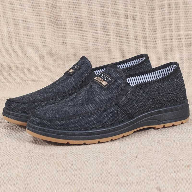 Summer Men Shoes Causal Flats Work Shoes Soft Bott Men Loafers Slip On Business Shoes M Drving Shoes Y250707