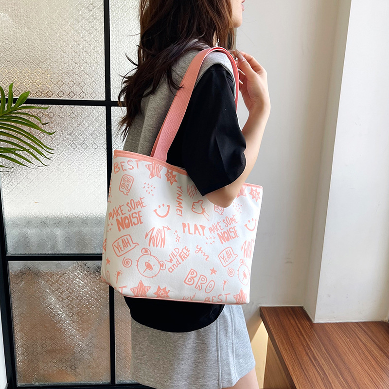 Designer Bag Luxury Bag Designer Free Shipping Summer New Minimalist Tote Small And Fresh Shoulder Bag Temperament Printed Large Capacity Commuting Sh