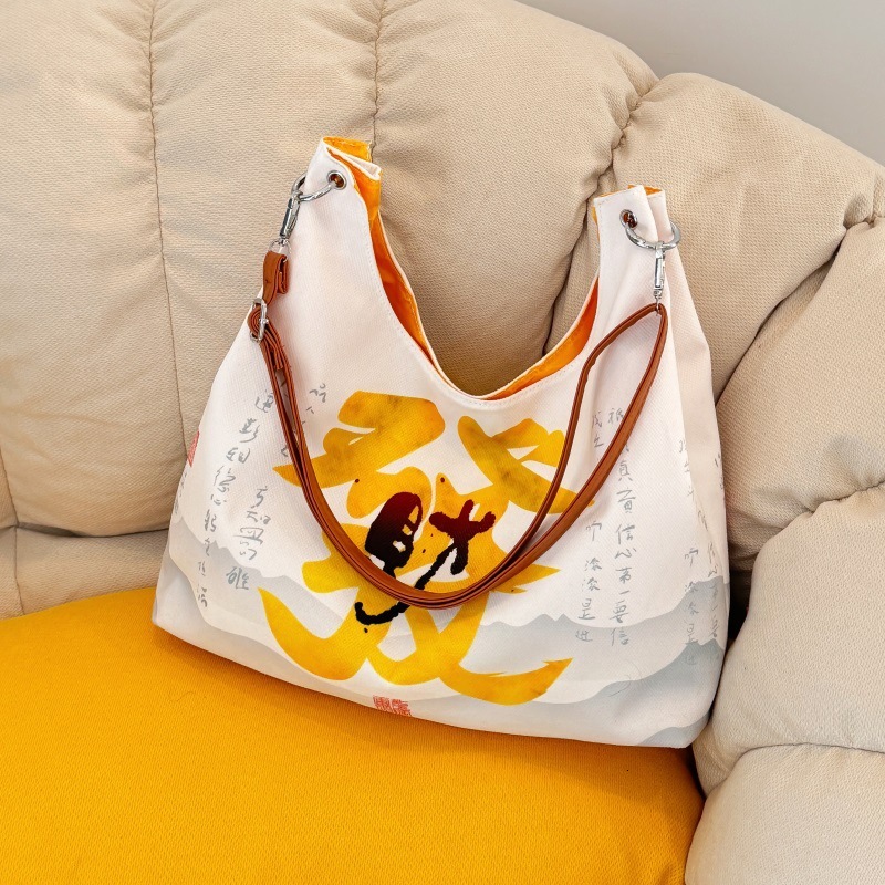 Free shipping designer Money Bag Canvas Bag Storage Bag Get Rich Bag Cultural and Creative Souvenirs Travel Canvas Crossbody Bag Handbag for Women