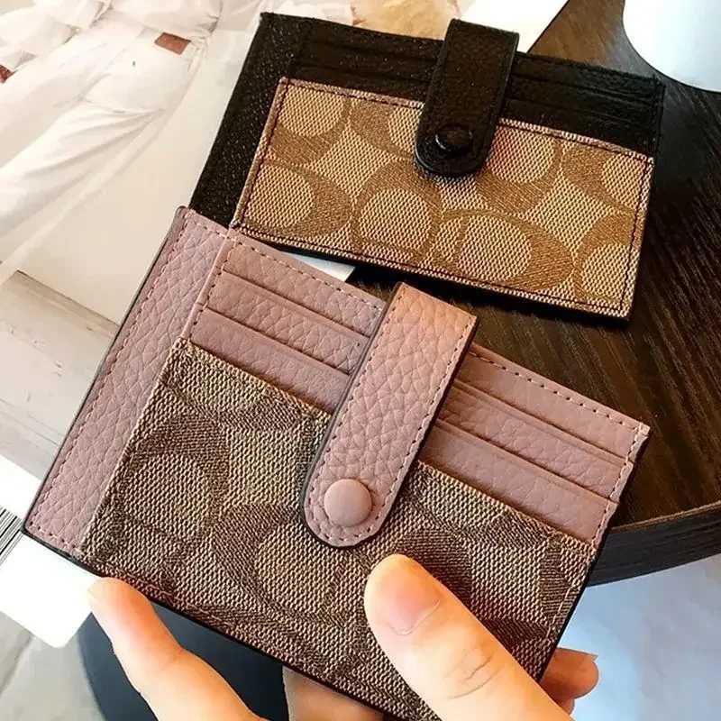 Wen Short Small Wallets Fold Card Holder ID Bag Coin Purse Ladies Wallets Anti-degaussing drivers lnse card holder Y250707