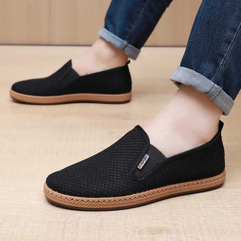 2025 New Mens Fabric Shoes Cfortable and Breathable Dad Shoes Soft Bott Skid-Proof Fion Casual Shoes Sing Y250707