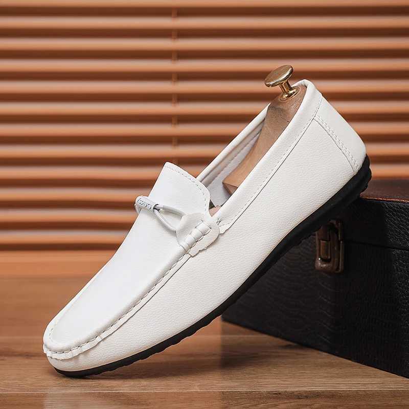 Leather Mens Loafers Fion Walking Shoes Cfy Man Drive Flats Classic Style Men Casual Shoes M Footwear Y250707