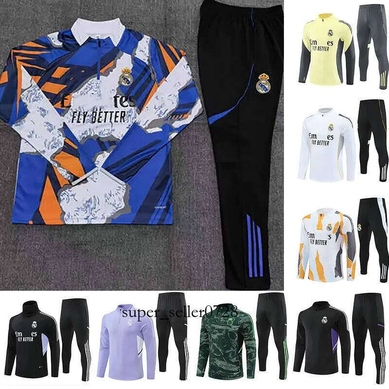 Men's Tracksuits 25ss Designer Sports Jersey Sets Adult Kids Real Madrid Football Sportswear Riding Pullover Summer Long Sleeve Light Fit