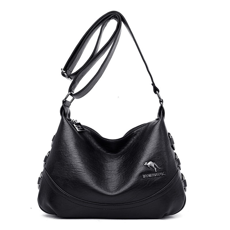Free Shipping Designer Blue Heart Kangaroo Middle-aged Mother Bag Crossbody Bag Multifunctional Shoulder Bag Large Capacity Soft Leather Casual Women&