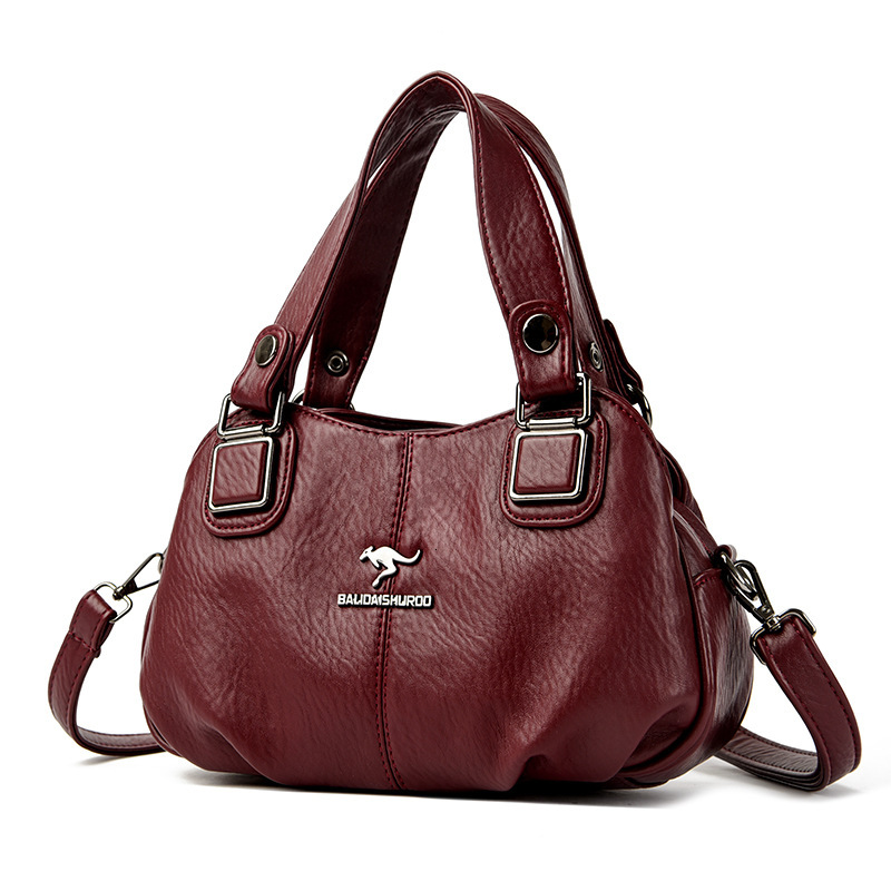 Paris Kangaroo 2025 Designer's New Large Capacity Single Shoulder Crossbody Bag, Suitable For Middle-aged Mothers
