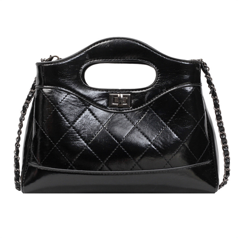 Free shipping designer 2025 Spring Summer New Small Chanel Style Handbag Retro Fashion Chain Trendy Versatile High-end Feel Shoulder Bag Ins Crossbody