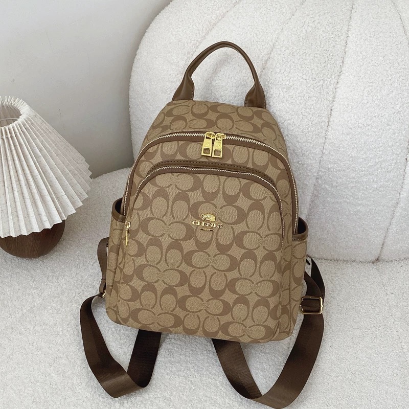 Backpacks Designer Bags Luxury Bags Fashion Shoulder Rucksack Unisex Vintage Old Flower Brown Large Capacity Student Commuter Backpack Backpack School