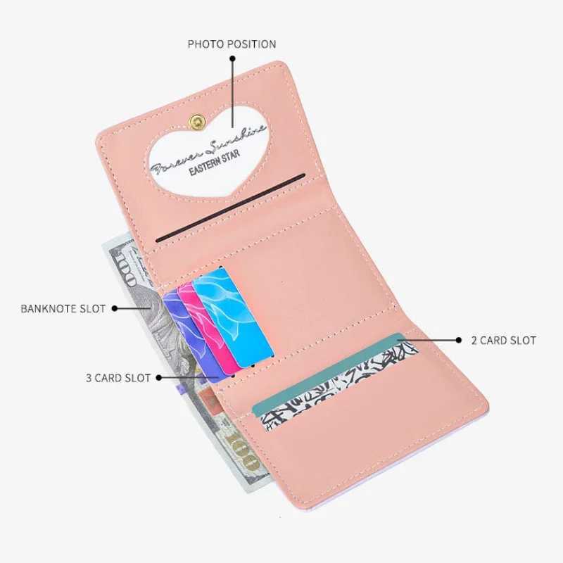 1 Pcs Cute PU Leather Coin Purse Cartoon Waterproof Card Wallets Holder Students Change Money Organizers Gift Bag Y250707