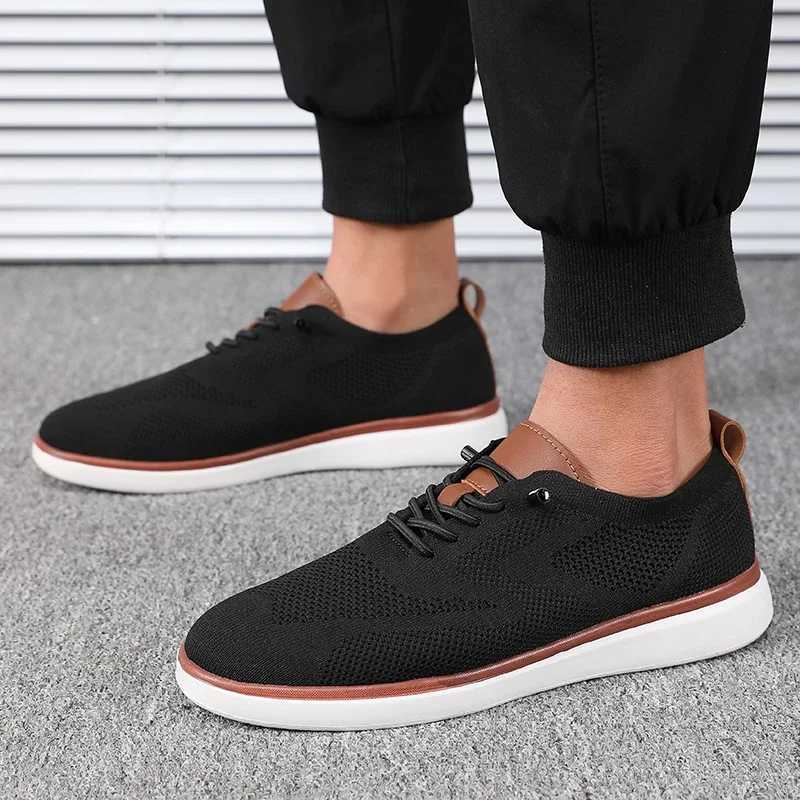 Mens Lightweight Knitted Shoes Cfortable All Day Long Have Excellent Fit Walking Shoes Suitable for Daily Wear Hiking Shoes Y250707