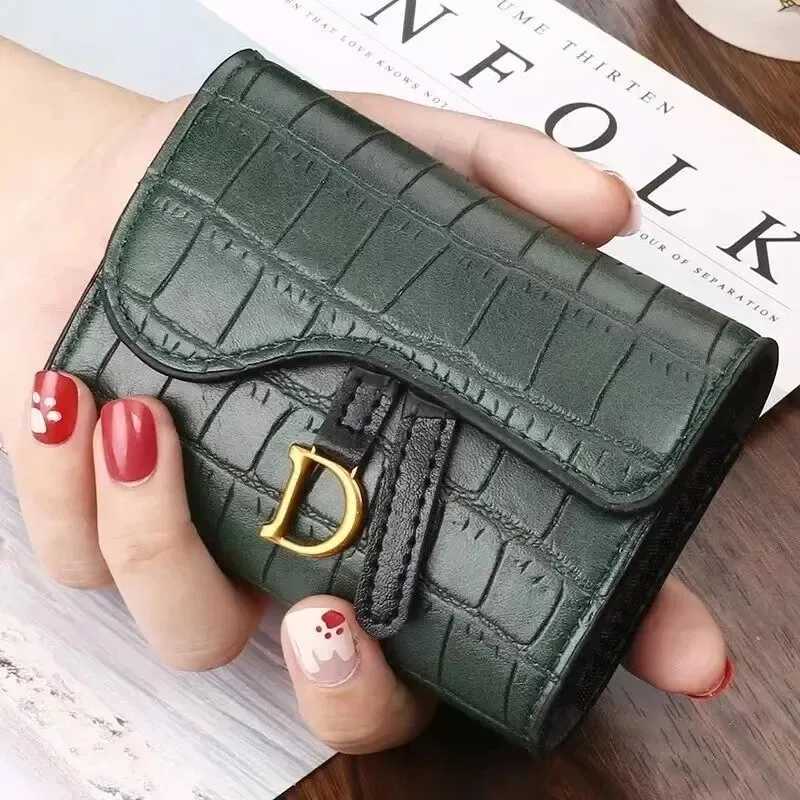 1pcs Card Holder Short Wt Mini PU Letter Wallet Multi-Functional Card Holder Coin Bags Cluh Bag Y250707