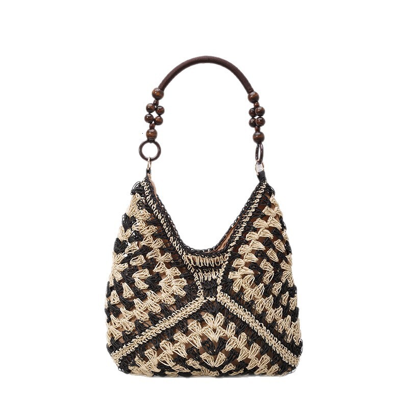 Free shipping designer High-Value Large-Capacity Woven Bag for Women New Fashionable Shoulder Bag Straw Bag Casual Commuter Tote Bag Trendy