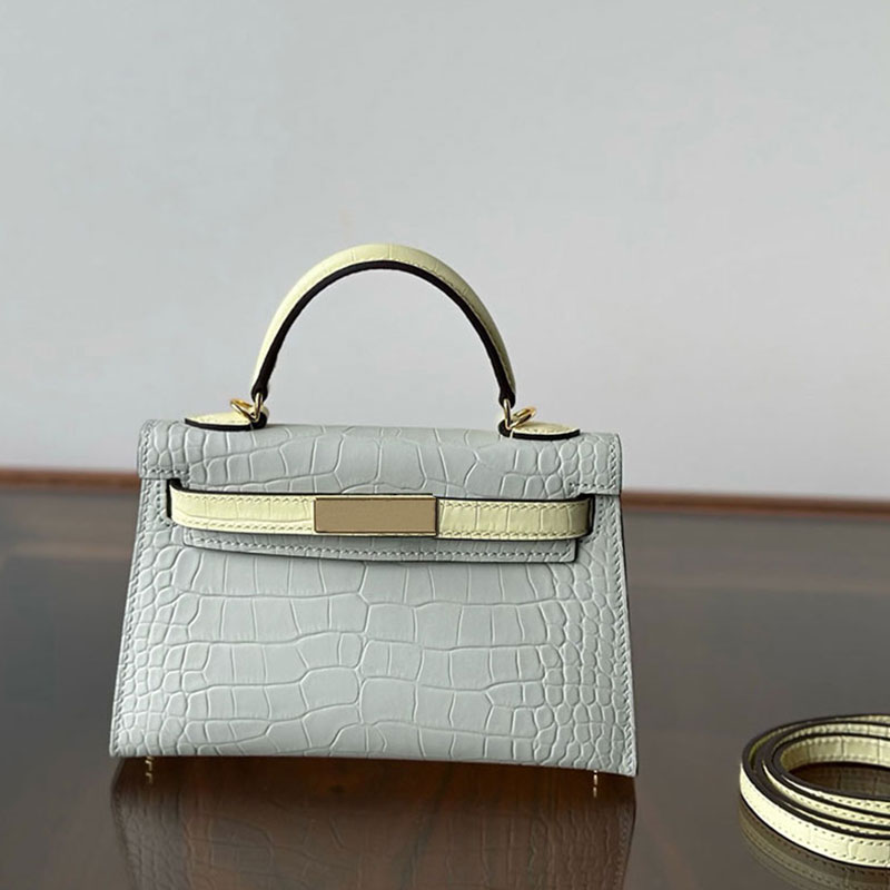 High Quality Designer Totes Bag Shoulder Bag Womens crocodile skin Pattern Mini Handbag Crossbody Bag Leather Tote purse Handheld Shoulder Bags