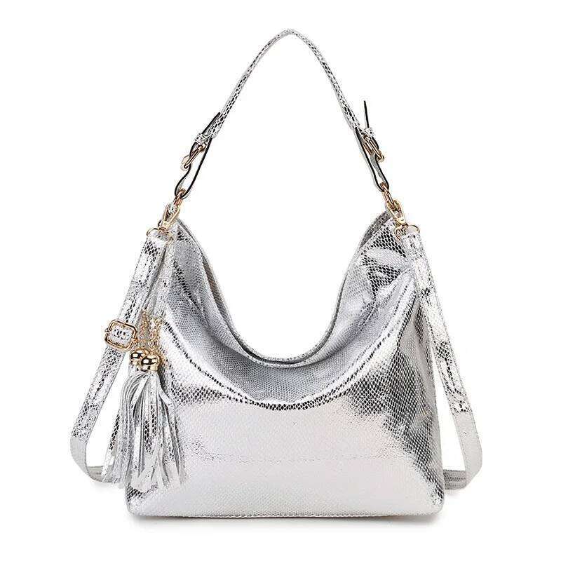 Gold Fashion Women Leather Handbags Female Shoulder Ladies Bags Purses And Hand Bag Large Crossbody Bag Big Tote