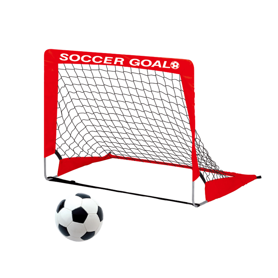 Portable Folding Childrens Soccer Door Toy for Indoor/Outdoor Play