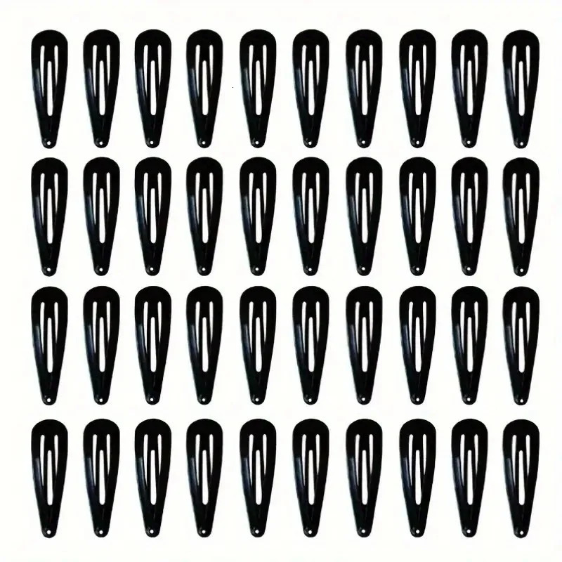 1050Pcs Snap Hair Clips Candy Color Glossy 5cm2in No Slip Metal Pins Barrettes Accessories for Baby Girls Hairpins 250703