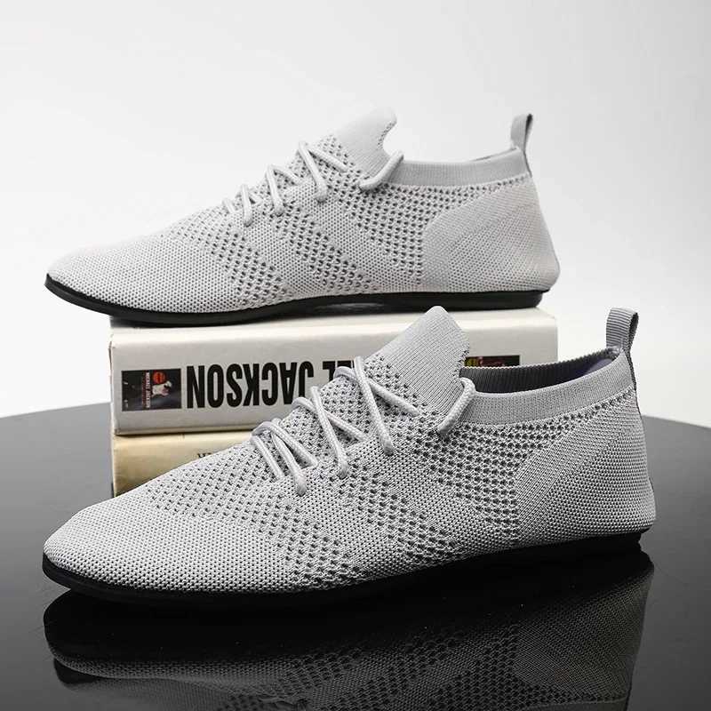 YRZL Summer Men Casual Shoes Lightweight Outdoor M Walking Shoes Hot S Anti-slip Mans Mesh Sneakers Slip on Flats Shoes Y250707