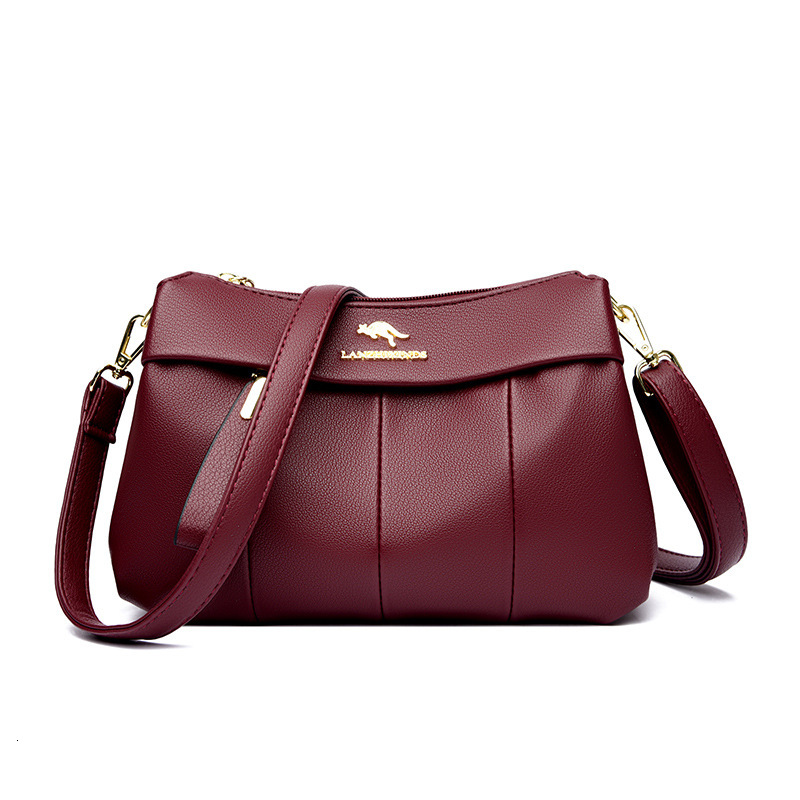 Blue Heart Kangaroo Middle Aged Mom Bag 2025 Designer New Granny Women's Bag Large Capacity Crossbody Bag Fashion Small Bag