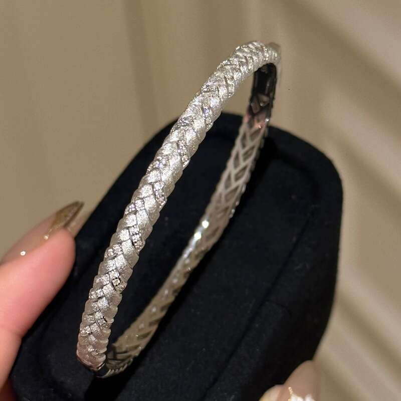 French Italian Brushed Wheat Ear Woven with Dias, Light , Exquisite, Fashionable, Versatile New Chinese Style Bracelet