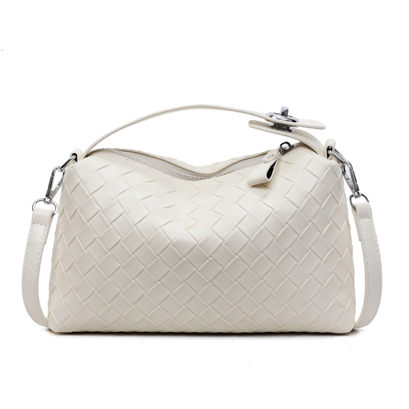 Free shipping designer Summer Large Capacity High-end Commuting Crossbody Bag for Women 2025 New Yellow Woven Pillow Bag Handbag