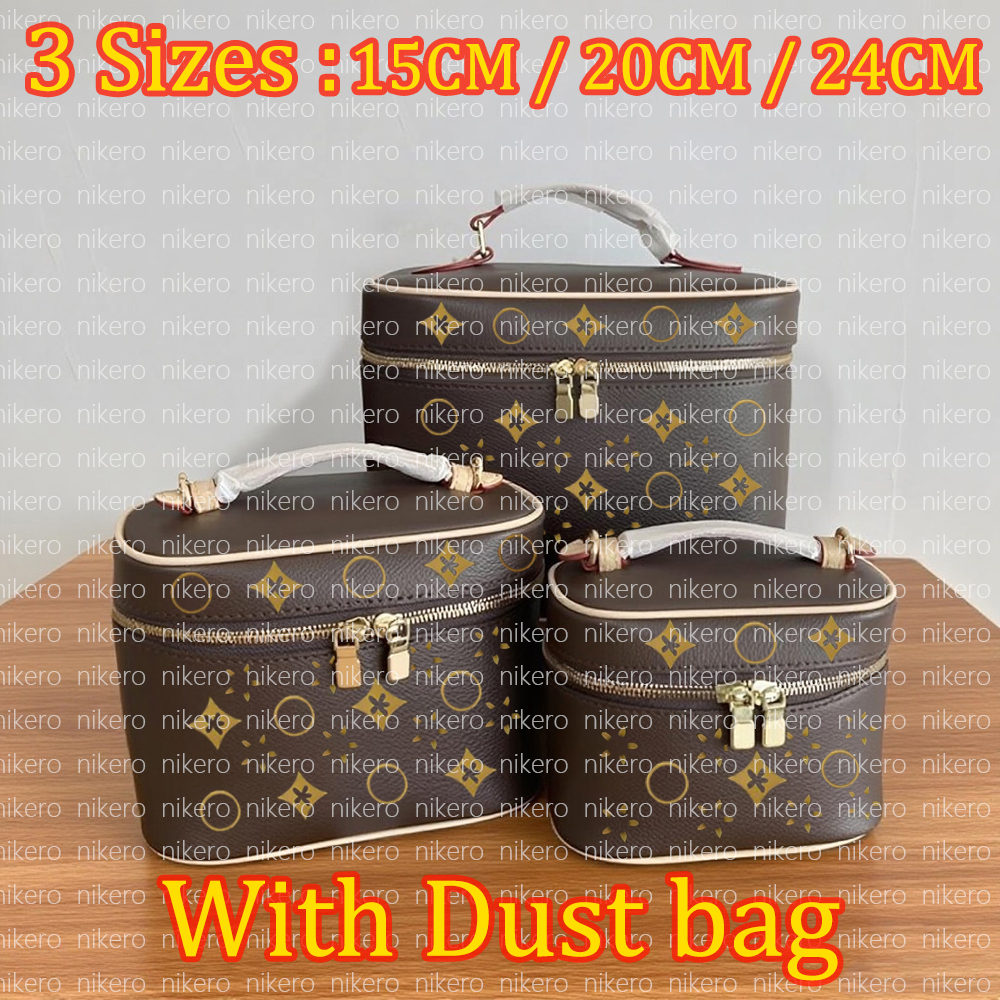 Designer Bag Makeup Bag Luxury Cosmetic bag High Quality Women's Handbag Purse Cowhide travel Storage Bag Toiletry Bag Mini Brown vanity bag designer cosmetic bag 113