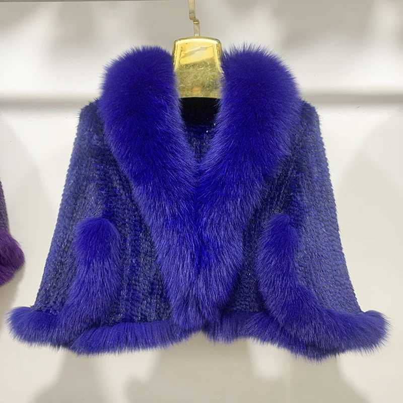 Autumn Winter Ladies Genuine Knitted Mink Fur Shawls Fur Collar Women Fur Pashmina Wraps Bridal Cape Coat Jacket Z250705