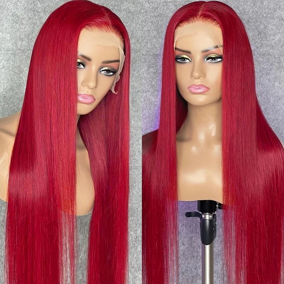 32 Inch HD Brazilian Hair Look Like Human Hair Wigs 13x4 Lace Front Wig Pre Plucked Straight Lace Frontal Wig Hd Natural Black Wigs Peruvian Hair Synt