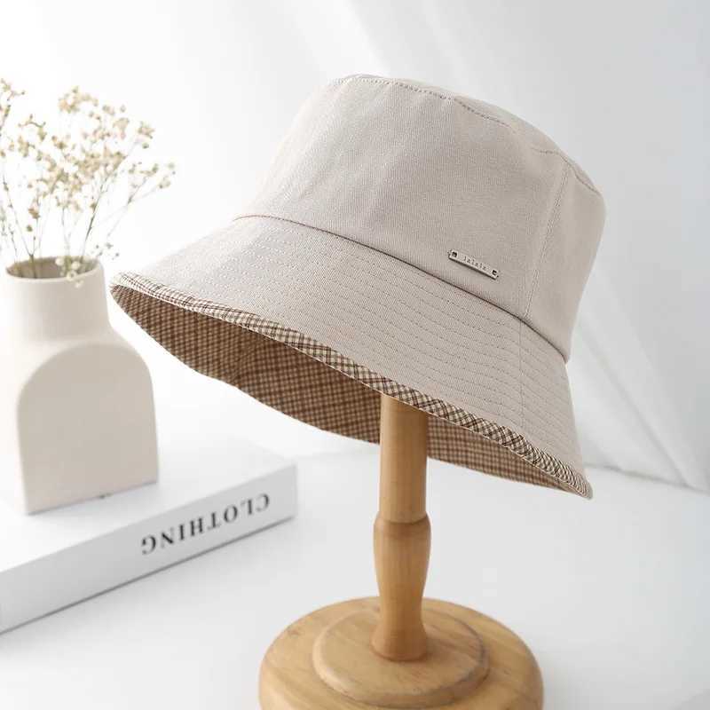 2025 Spring Summer Bucket Hat Women Retro Elegant Simple Bow Hat Womens Japanese Style Fisherman Hat With Wide Brim New Arrival Y250707