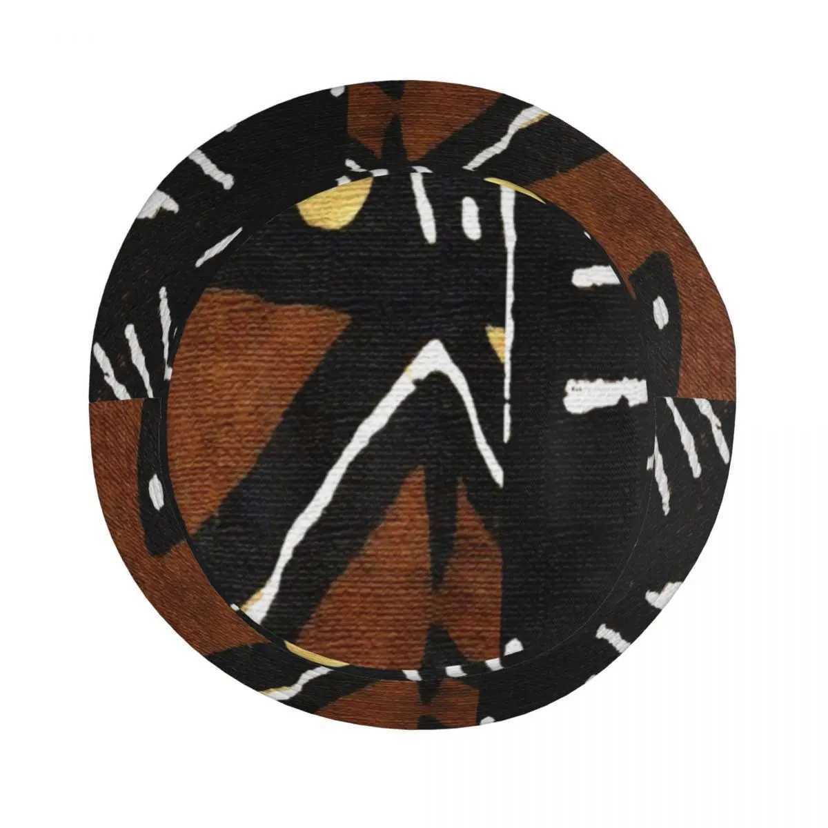 Unisex Bucket Hats Contemporary African Mud Cloth Spring Picnic Headwear Foldable Outdoor Fishing Cap Ancient Bob Gifts Idea Y250707
