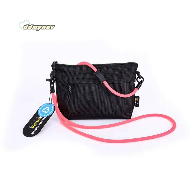 Japanese Style Unisex Nylon Cloth Shoulder Waterproof Fanny Pack Handbag High-grade Fabric Crossbody Bag Cell Phone Bags ddmynov