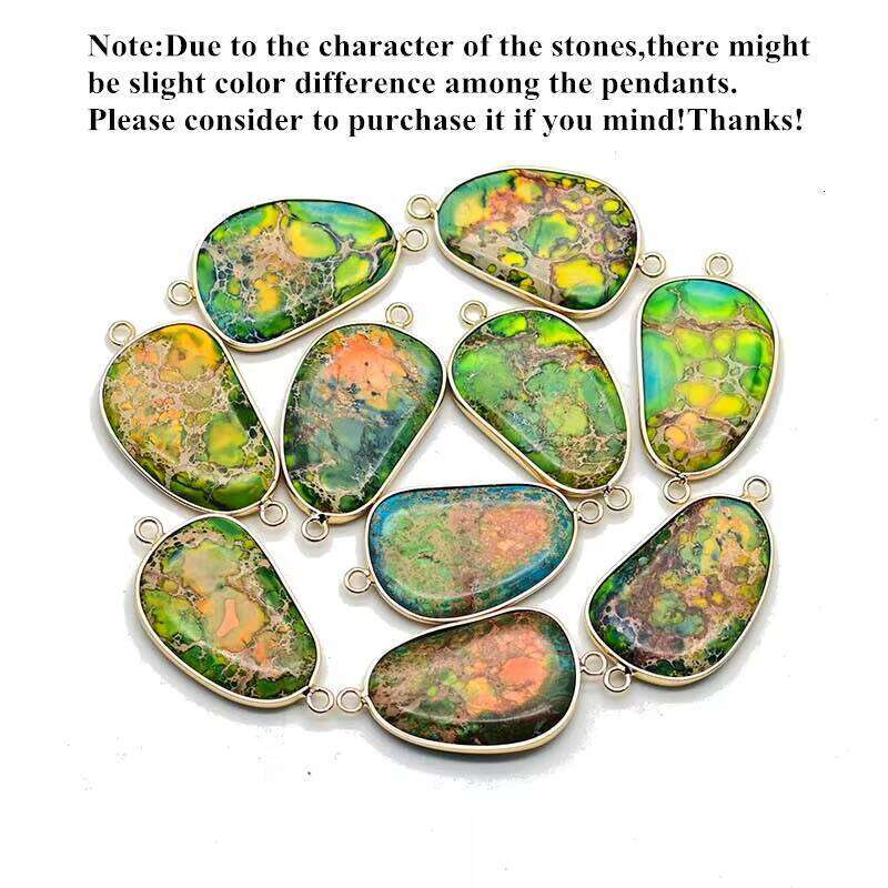 Mixed Color Imperial Irregular Natural Stone 3-Layer Wrapped Women's Jewelry Charm Bracelet