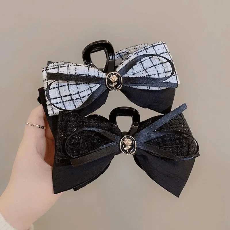 2025 Xiaoxiangfeng Hairpin Advanced Sense Bow Grab Clip Internet Celebrity New Hairpin Female Head Temperament Shark Clip Large Z250707
