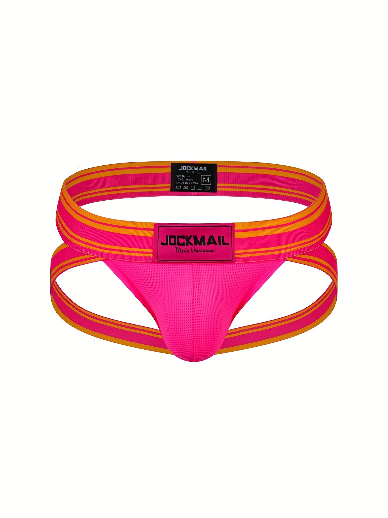 UpUns JOCKMAIL Sexy Mens Mesh Thong T-Back Underwear Sports Lingerie Elastic Breathable Shorts Wholesale Free Shipping