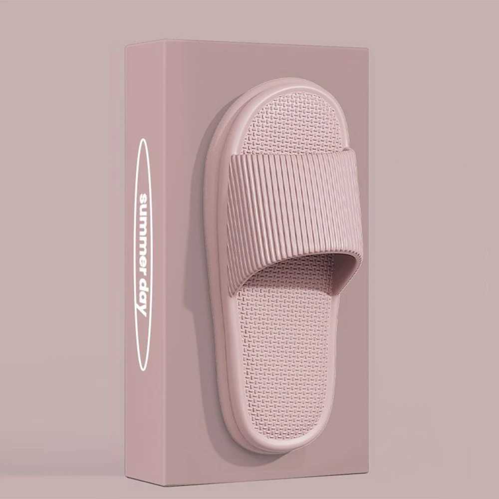 ZHIDA Thick Platform Cloud Slippers EVA Soft Sole Pillow Slides Summer Beach Flip Flops Women Non Slip Bathroom Home Slippers z250708WYLY